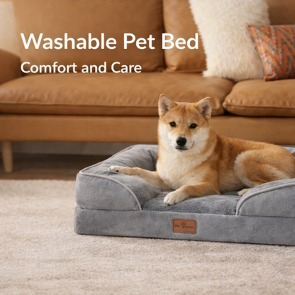 Washable dog bed