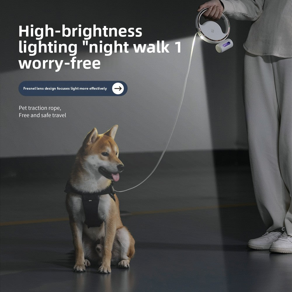 Automatic Retractable LED Dog Leash